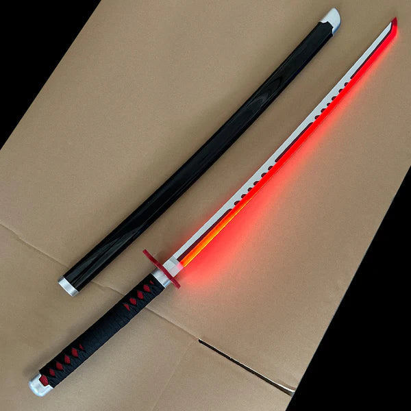 Demon Slayer: Tsugikuni Yoriichi’s Nichirin Led Katana 104cm(stand free)