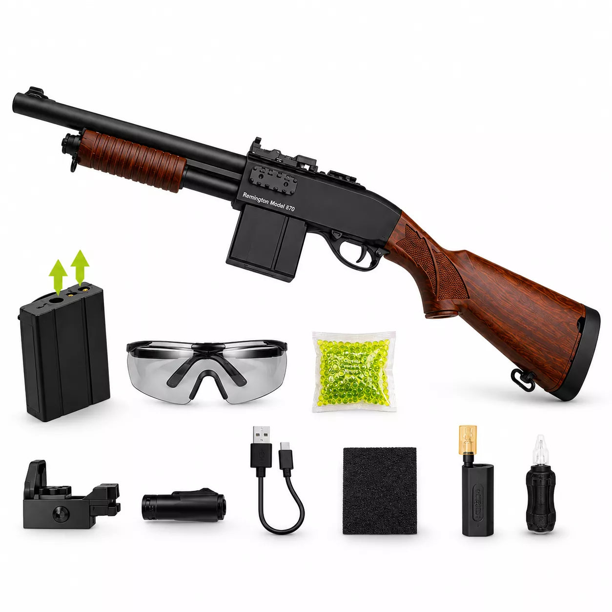 Hobby Grade Gel Blaster Shotgun with Electric Magazine