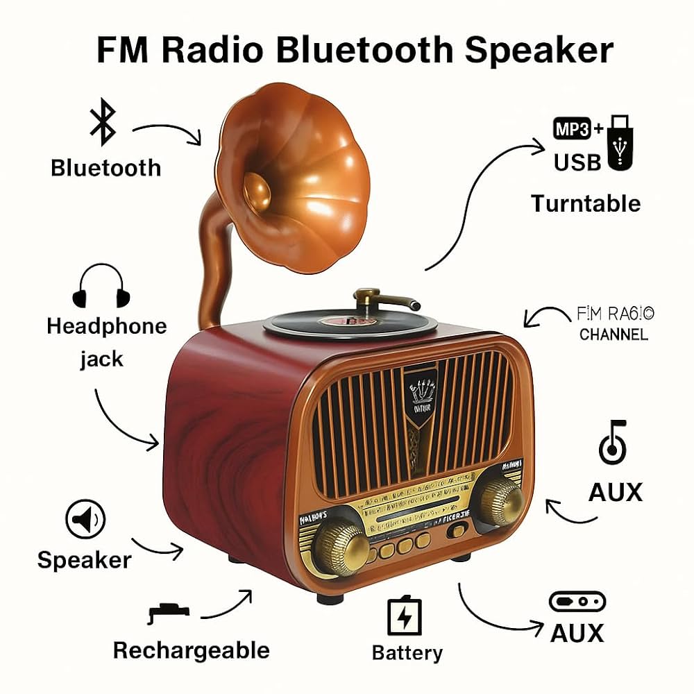 RETRO RADIO SPEAKER