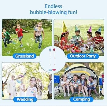 Bubble machine torch