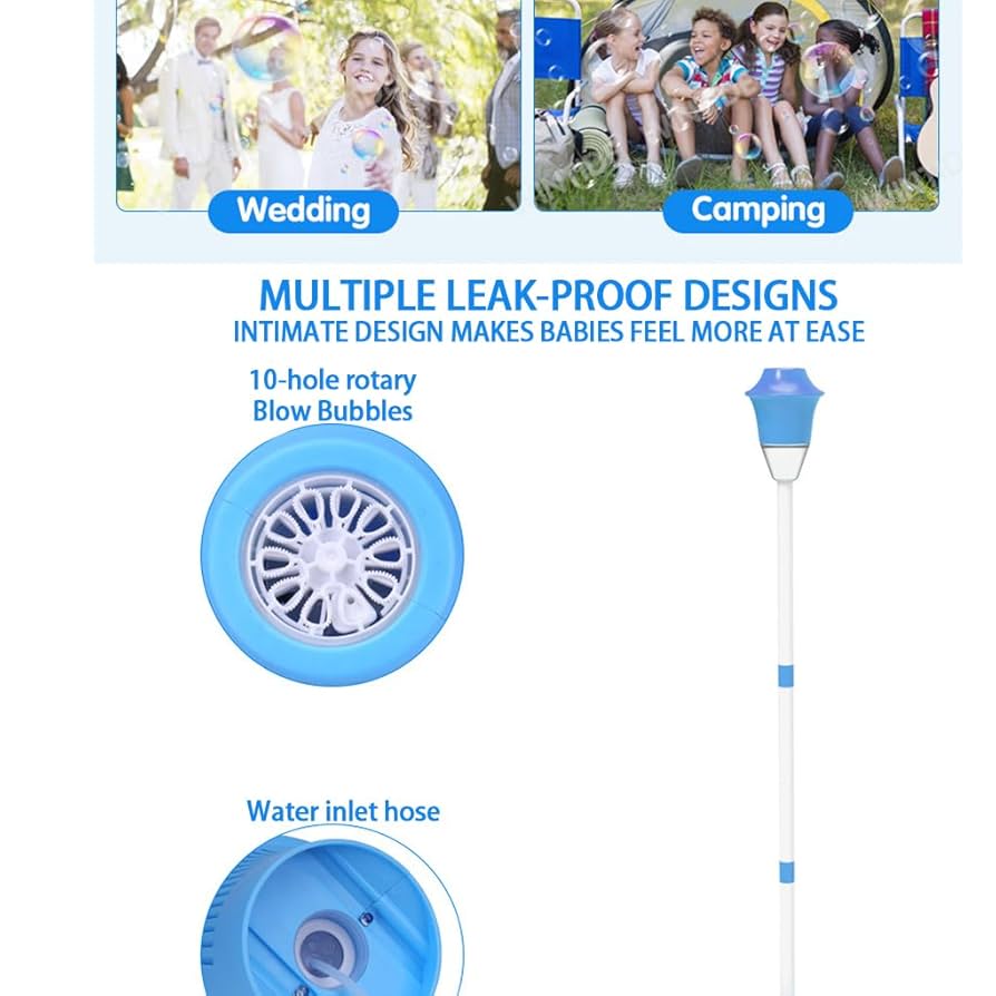 Bubble machine torch