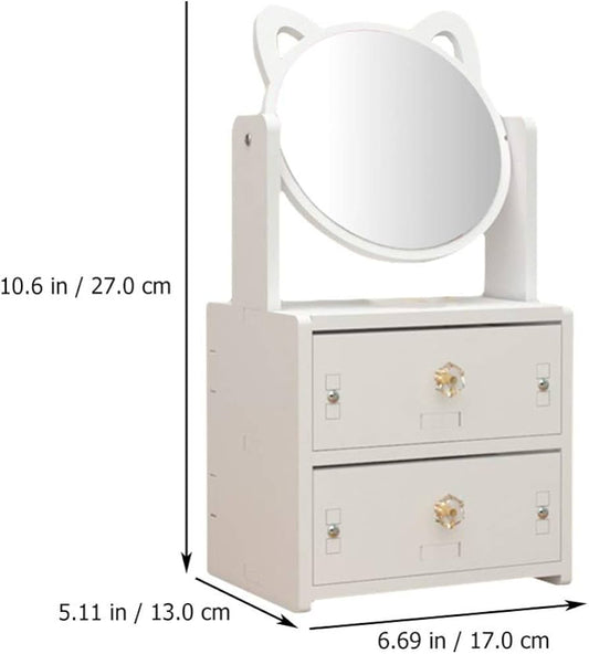 Portable desktop make-up mirror