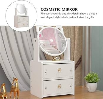 Portable desktop make-up mirror