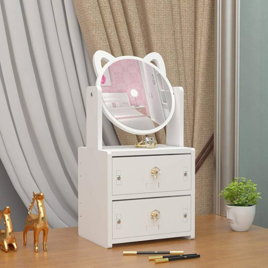 Portable desktop make-up mirror