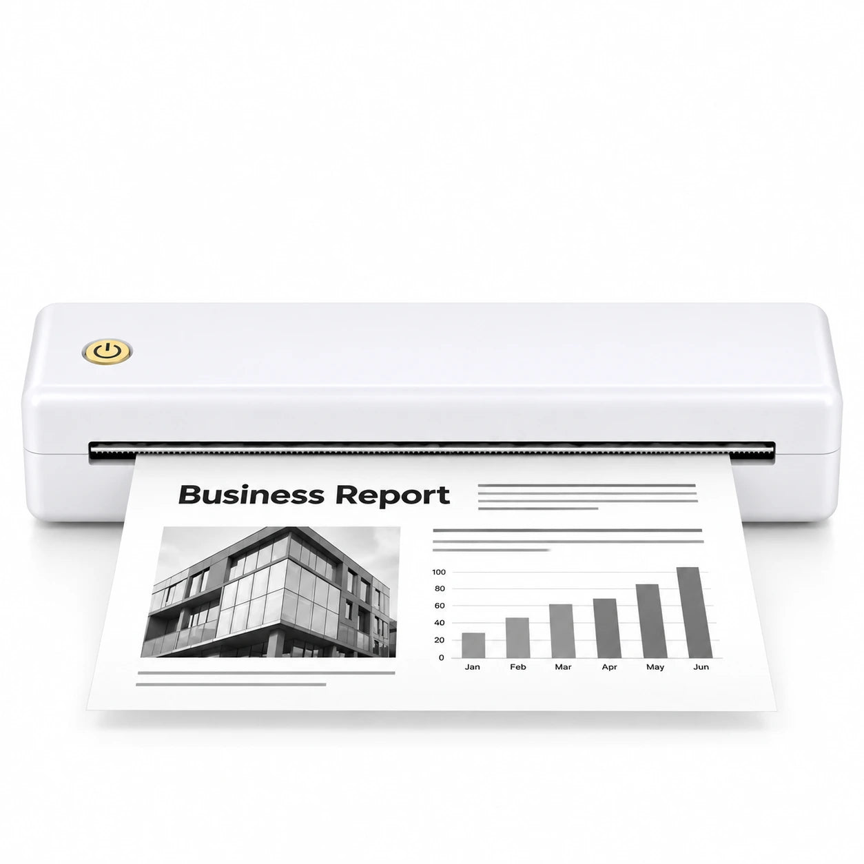 A43 Portable A4 Thermal Printer | Wireless Inkless Document Printer