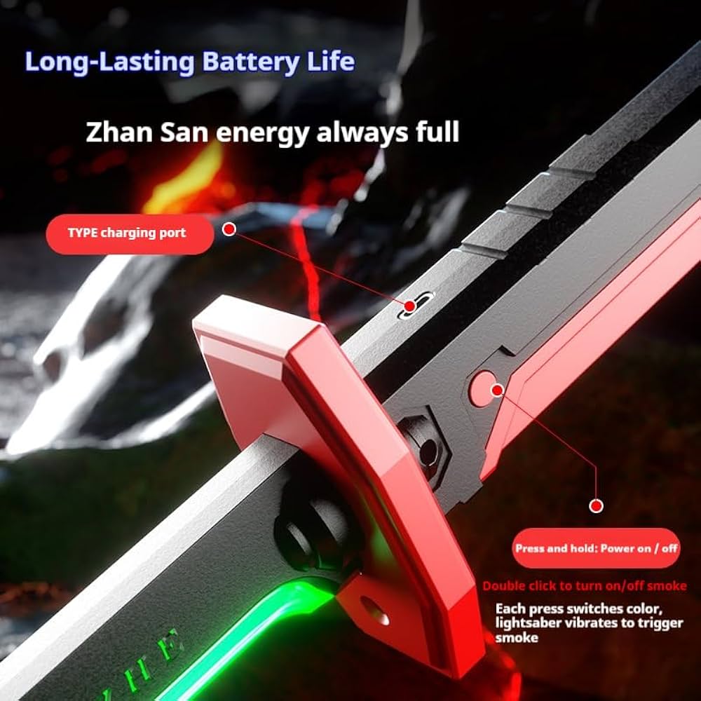 Sparkling sword katana