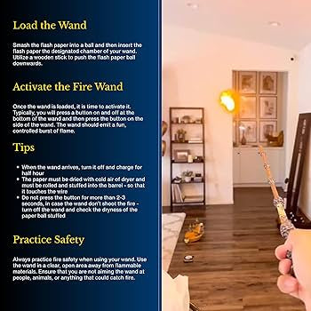 Harry potter dmbledore fire WAND