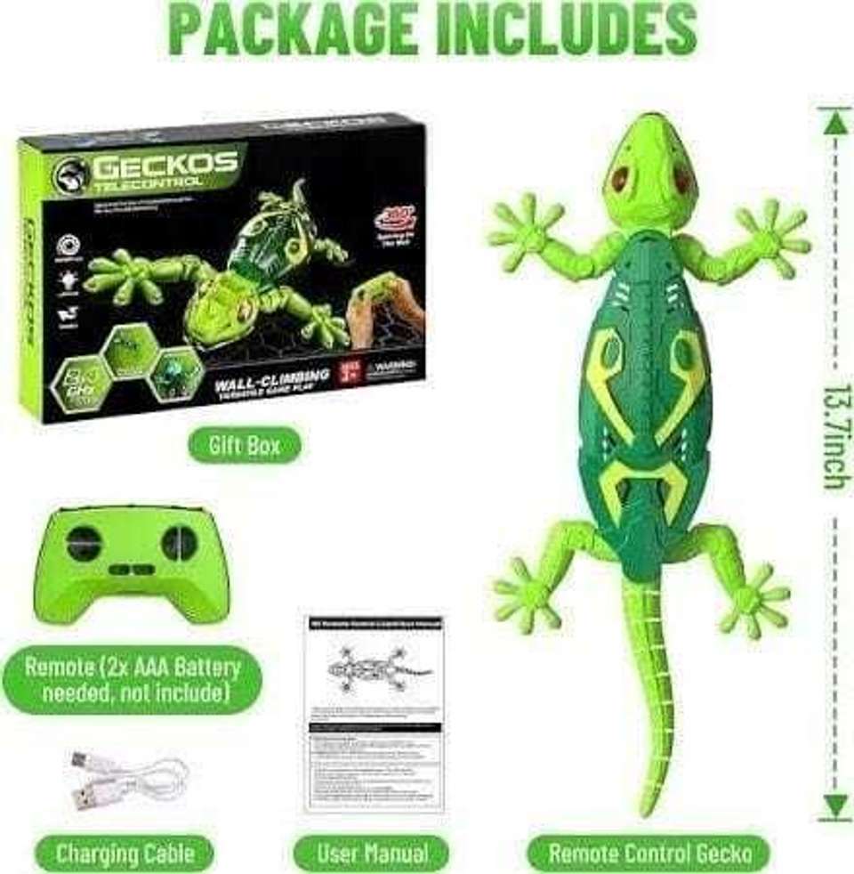 Wall climbing rc lizard