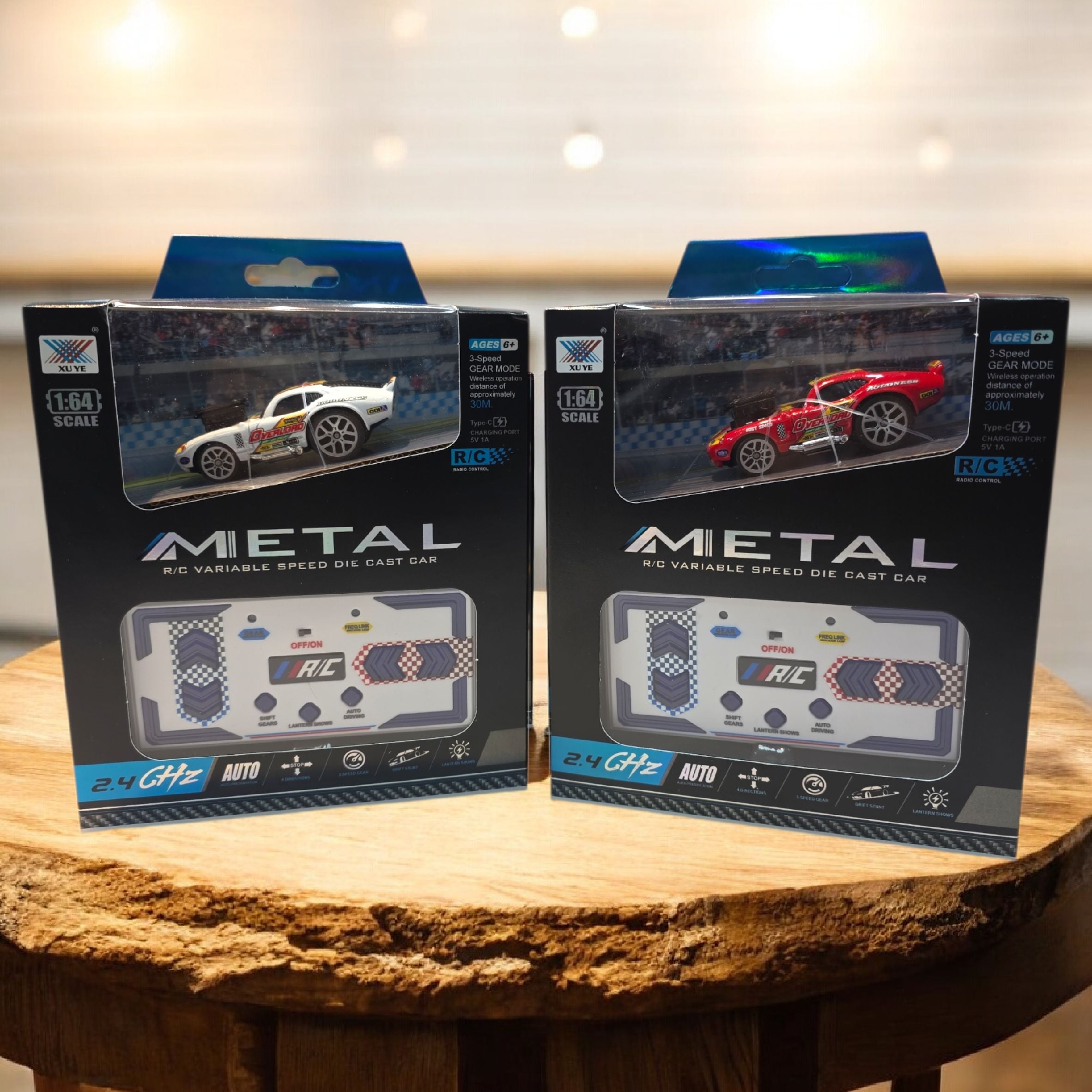 Moblie control metal rc drift car