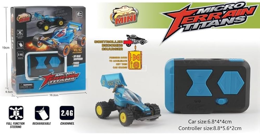 Mini RC Buggy Off-Road 1:64