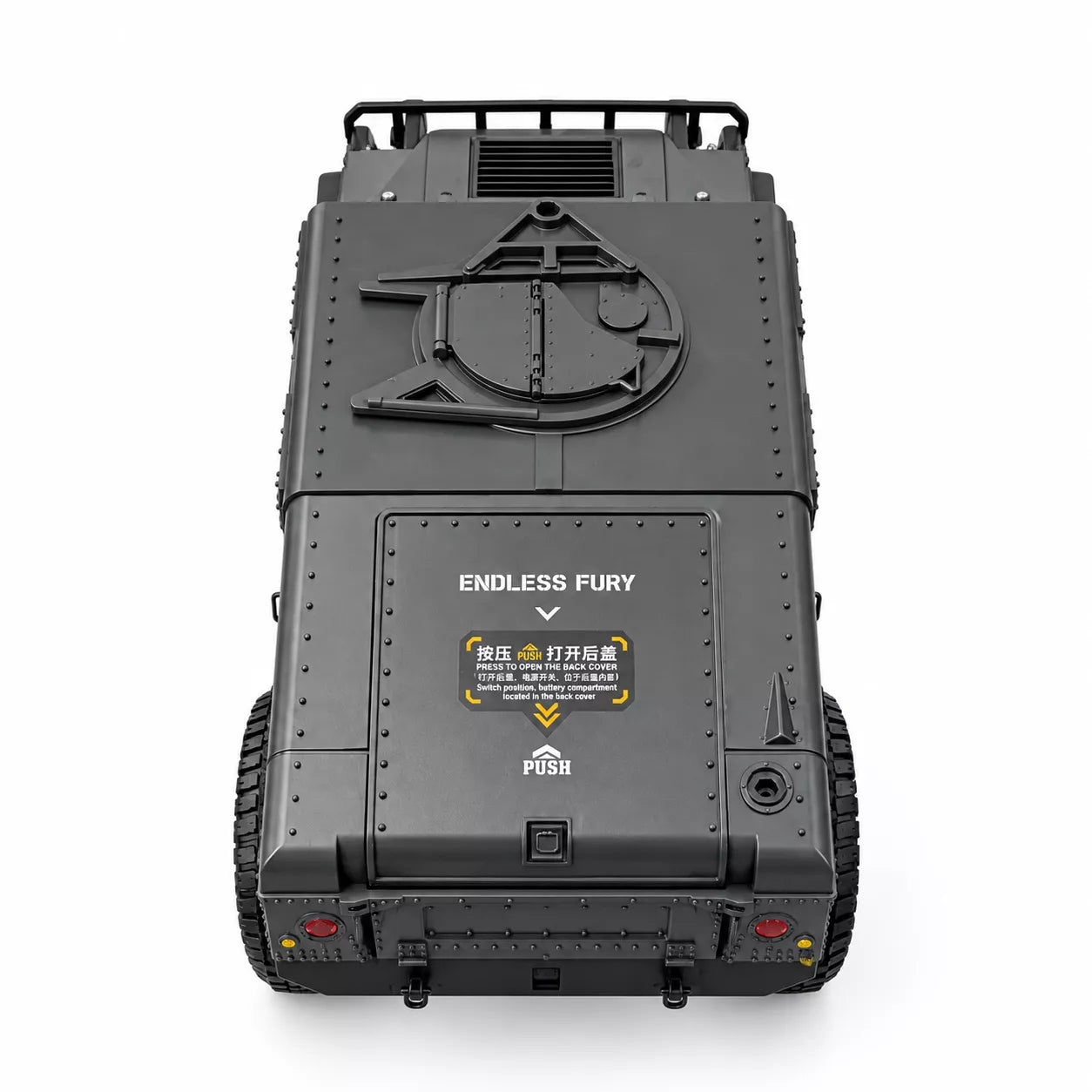1:16 RC Military Tank | 4WD Off-Road Crawler with 360° Rotation, 2.4GHz Remote