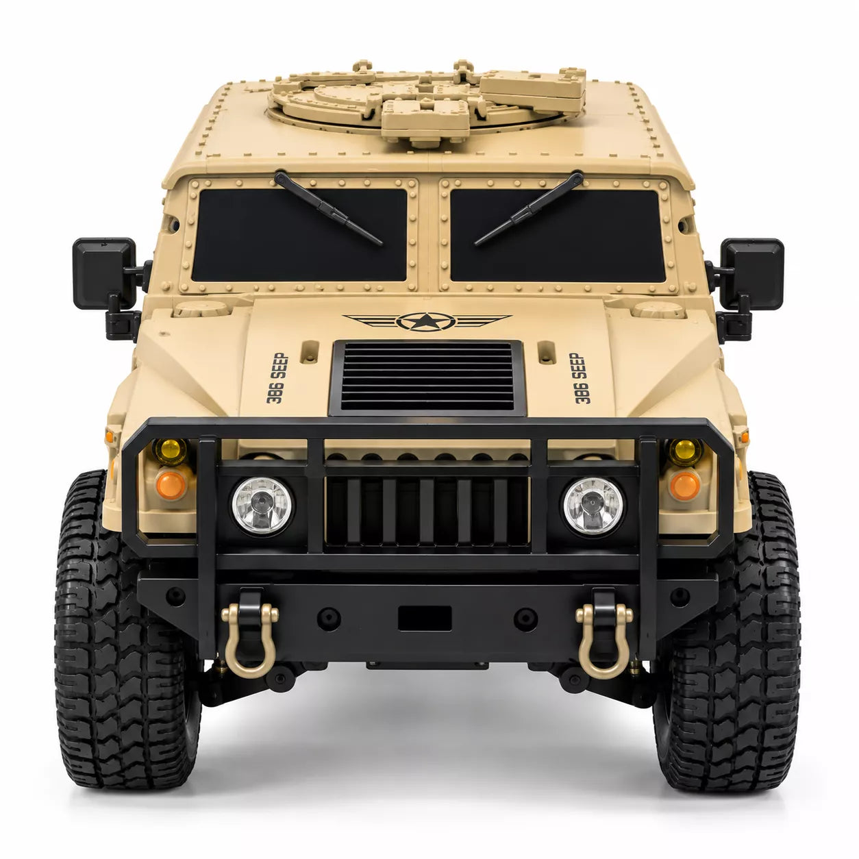 1:16 RC Military Tank | 4WD Off-Road Crawler with 360° Rotation, 2.4GHz Remote