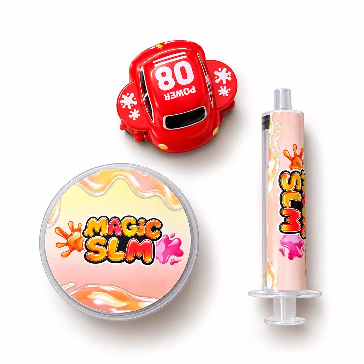 Slime Jelly Follow Car | DIY Slime Track Racing Car Toy for Kids | Colour May Vary