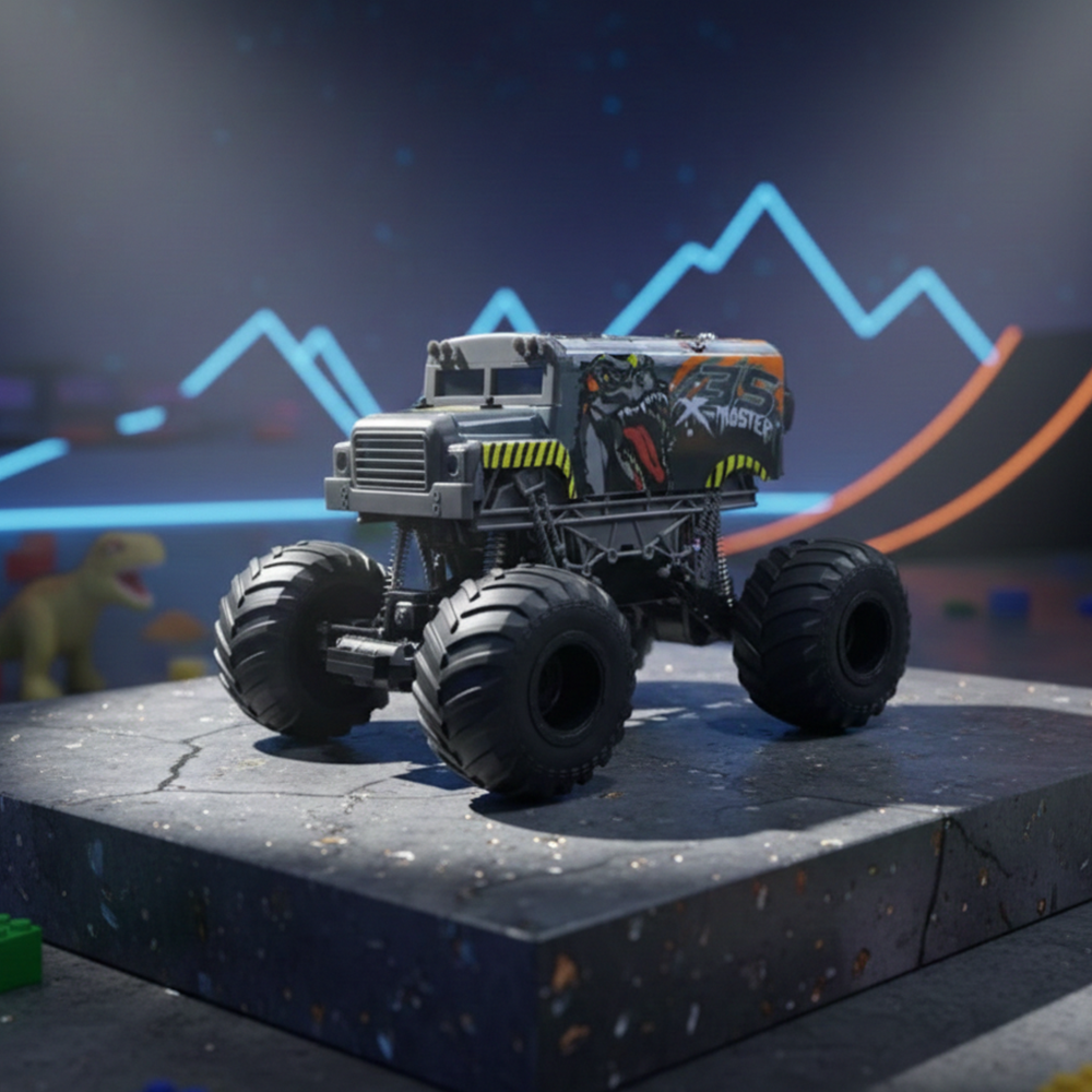 X-monster truck ( with smoke )