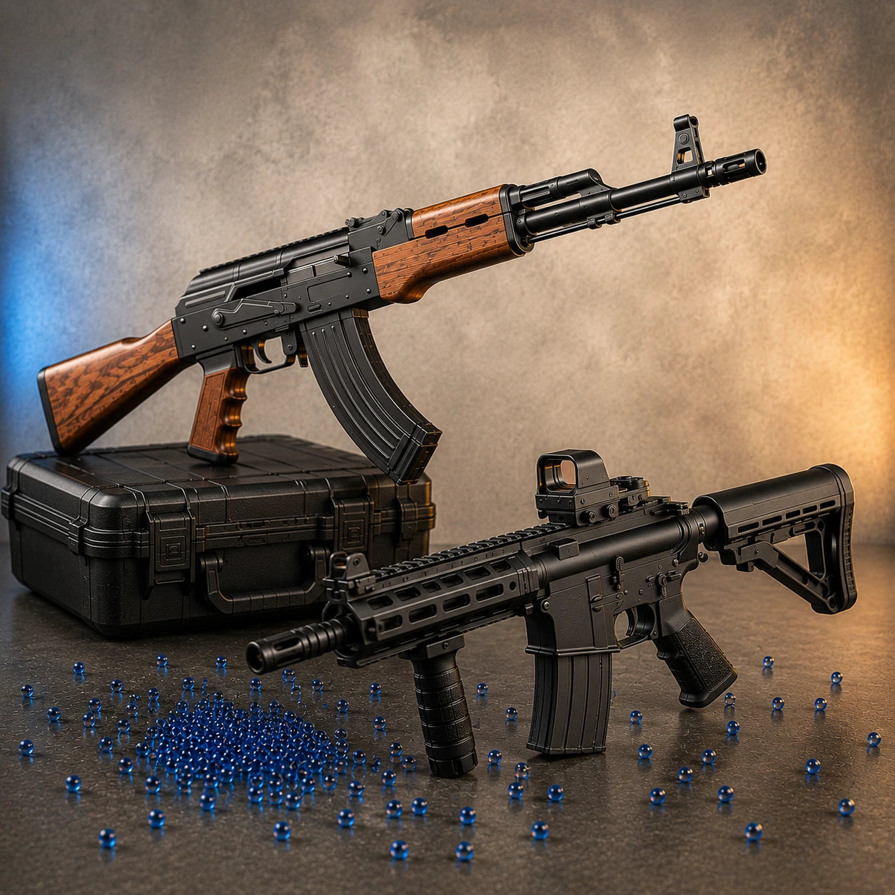 Gel blaster guns, toy guns and electric gel blasters collection